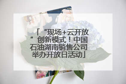 “现场+云开放”创新模式！中国石油湖南销售公司举办开放日活动