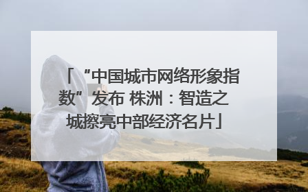“中国城市网络形象指数”发布 株洲：智造之城擦亮中部经济名片