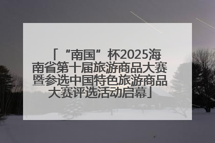 “南国”杯2025海南省第十届旅游商品大赛暨参选中国特色旅游商品大赛评选活动启幕