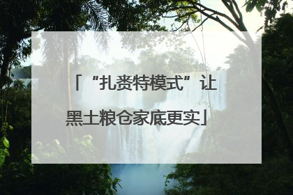“扎赉特模式”让黑土粮仓家底更实