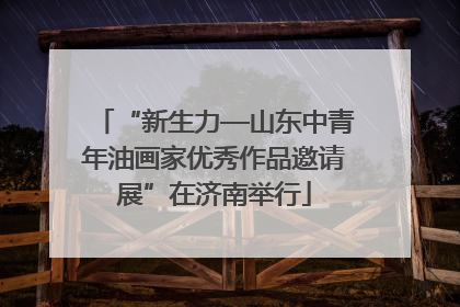 “新生力—山东中青年油画家优秀作品邀请展”在济南举行