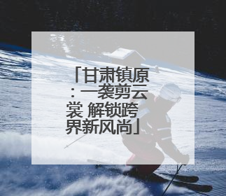甘肃镇原：一袭剪云裳 解锁跨界新风尚