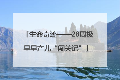 生命奇迹——28周极早早产儿“闯关记”