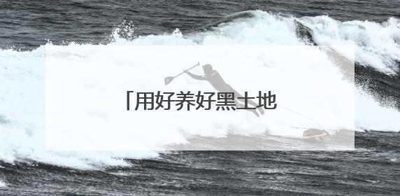 用好养好黑土地，吉林这样做