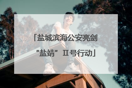 盐城滨海公安亮剑“盐靖”Ⅱ号行动