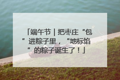 端午节｜把枣庄“包”进粽子里，“地标馅”的粽子诞生了！