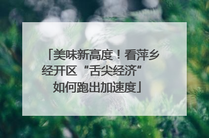 美味新高度！看萍乡经开区“舌尖经济” 如何跑出加速度