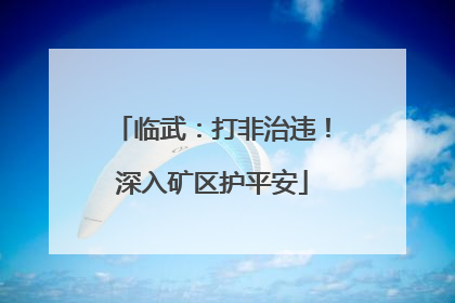 临武：打非治违！深入矿区护平安