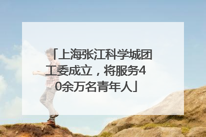 上海张江科学城团工委成立，将服务40余万名青年人