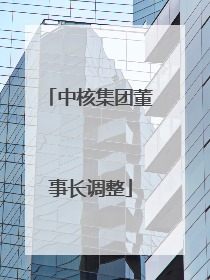 中核集团董事长调整