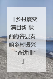 乡村蝶变满目新 陕西府谷县奏响乡村振兴“奋进曲”