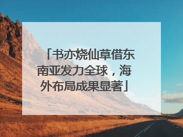 书亦烧仙草借东南亚发力全球，海外布局成果显著