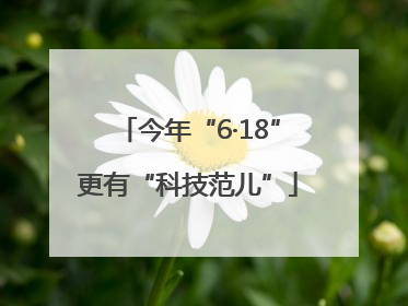 今年“6·18”更有“科技范儿”
