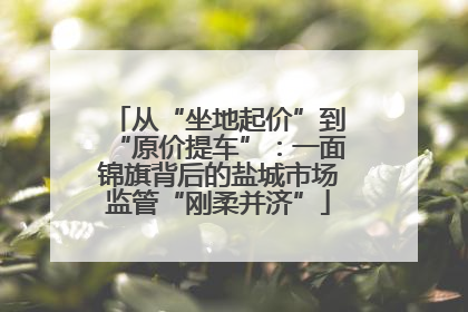 从“坐地起价”到“原价提车”：一面锦旗背后的盐城市场监管“刚柔并济”