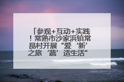 参观+互动+实践！常熟市沙家浜镇常昆村开展“爱‘新’之旅‘蔬’适生活”参观学习活动