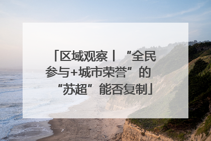 区域观察丨“全民参与+城市荣誉”的“苏超”能否复制