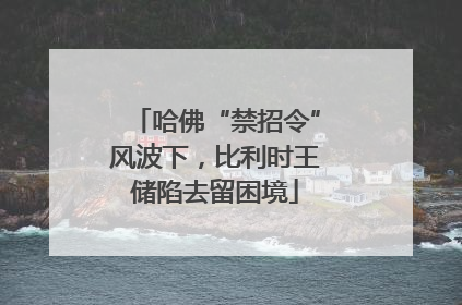 哈佛“禁招令”风波下，比利时王储陷去留困境
