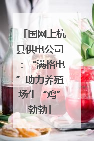 国网上杭县供电公司：“满格电”助力养殖场生“鸡”勃勃