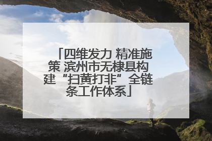 四维发力 精准施策 滨州市无棣县构建“扫黄打非”全链条工作体系