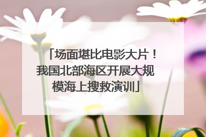 场面堪比电影大片！我国北部海区开展大规模海上搜救演训