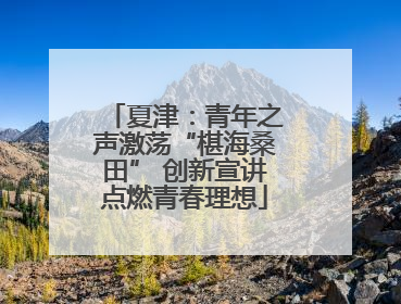 夏津：青年之声激荡“椹海桑田” 创新宣讲点燃青春理想