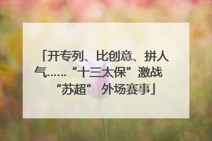开专列、比创意、拼人气……“十三太保”激战“苏超” 外场赛事