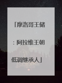 摩洛哥王储：阿拉维王朝低调继承人