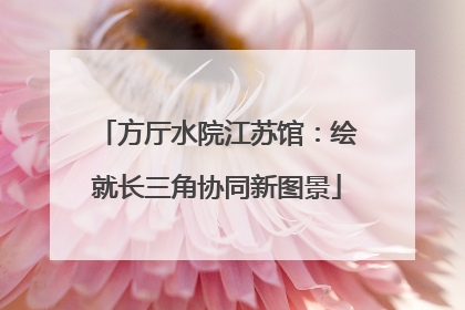 方厅水院江苏馆：绘就长三角协同新图景