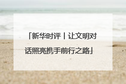 新华时评丨让文明对话照亮携手前行之路