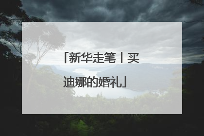 新华走笔丨买迪娜的婚礼