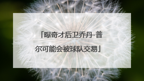 曝奇才后卫乔丹-普尔可能会被球队交易
