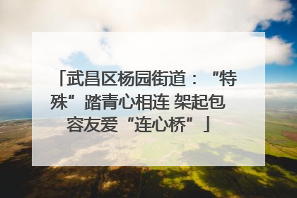 武昌区杨园街道：“特殊”踏青心相连 架起包容友爱“连心桥”