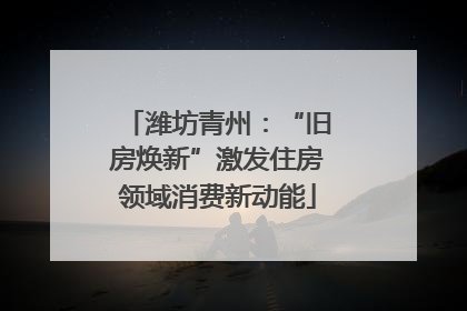 潍坊青州：“旧房焕新”激发住房领域消费新动能