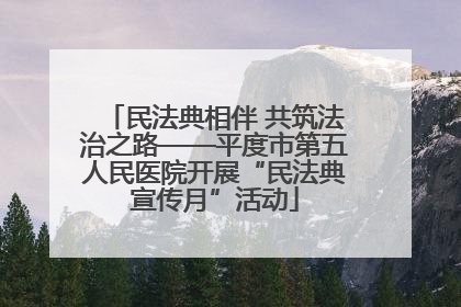 民法典相伴 共筑法治之路——平度市第五人民医院开展“民法典宣传月”活动