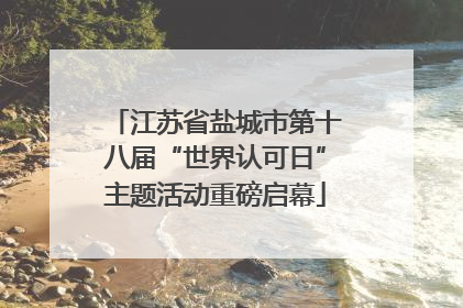 江苏省盐城市第十八届“世界认可日”主题活动重磅启幕