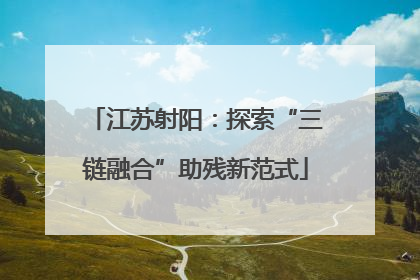 江苏射阳：探索“三链融合”助残新范式