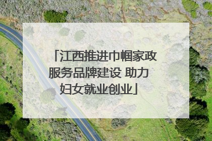 江西推进巾帼家政服务品牌建设 助力妇女就业创业