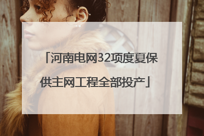 河南电网32项度夏保供主网工程全部投产