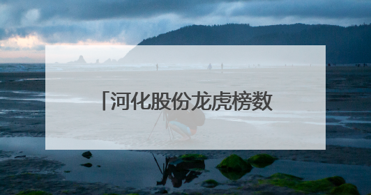 河化股份龙虎榜数据（6月3日）