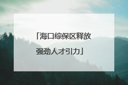 海口综保区释放强劲人才引力