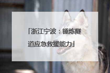 浙江宁波：锤炼隧道应急救援能力
