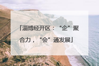 淄博经开区：“企”聚合力，“会”通发展