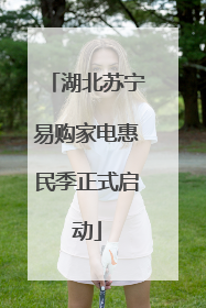 湖北苏宁易购家电惠民季正式启动