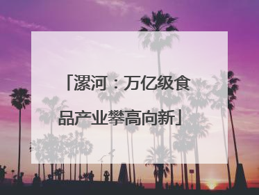 漯河：万亿级食品产业攀高向新