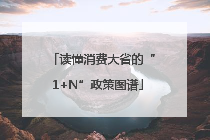 读懂消费大省的“1+N”政策图谱