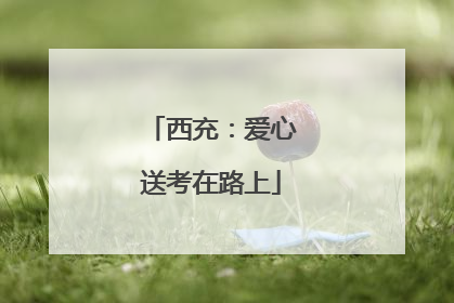 西充：爱心送考在路上