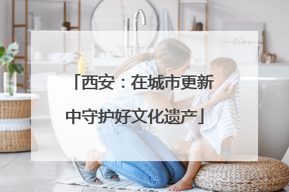 西安：在城市更新中守护好文化遗产