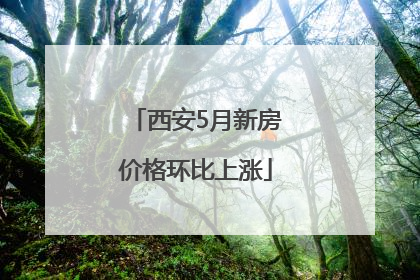 西安5月新房价格环比上涨