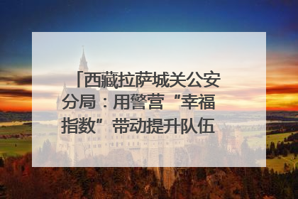 西藏拉萨城关公安分局：用警营“幸福指数”带动提升队伍“战力指数”