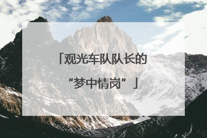 观光车队队长的“梦中情岗”